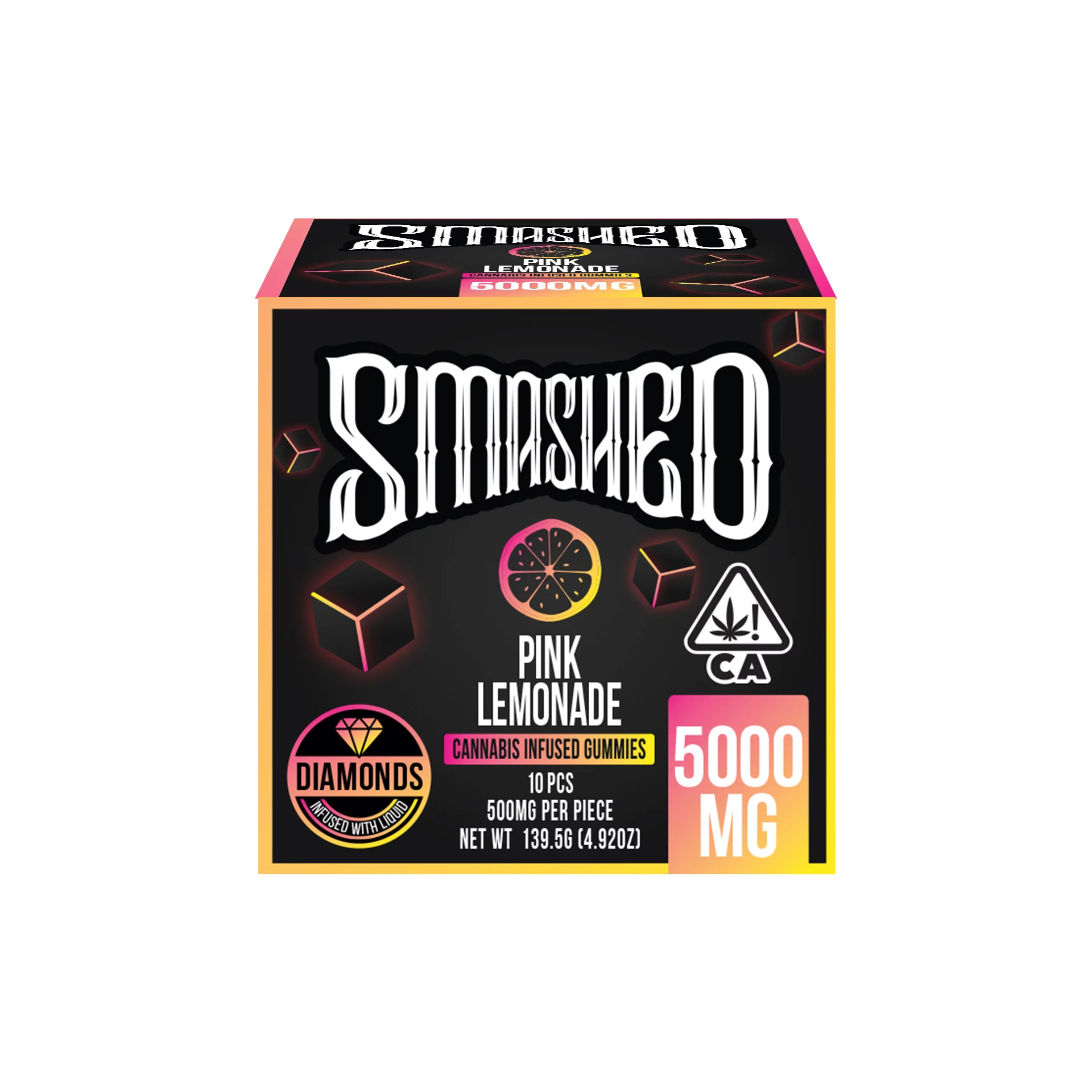 Smashed Liquid Diamond Infused Gummies 5000 MG