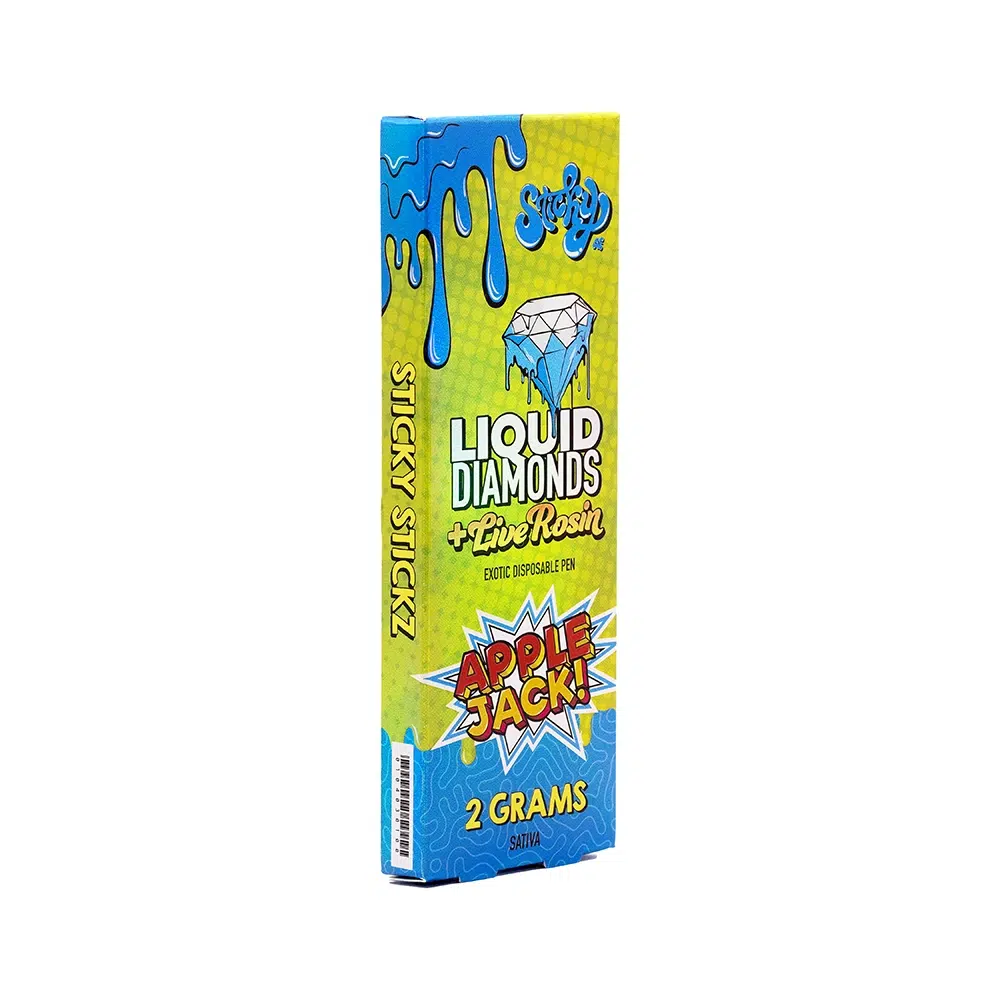 Sticky Stickz Diamonds and Rosin Disposable Vape 2g