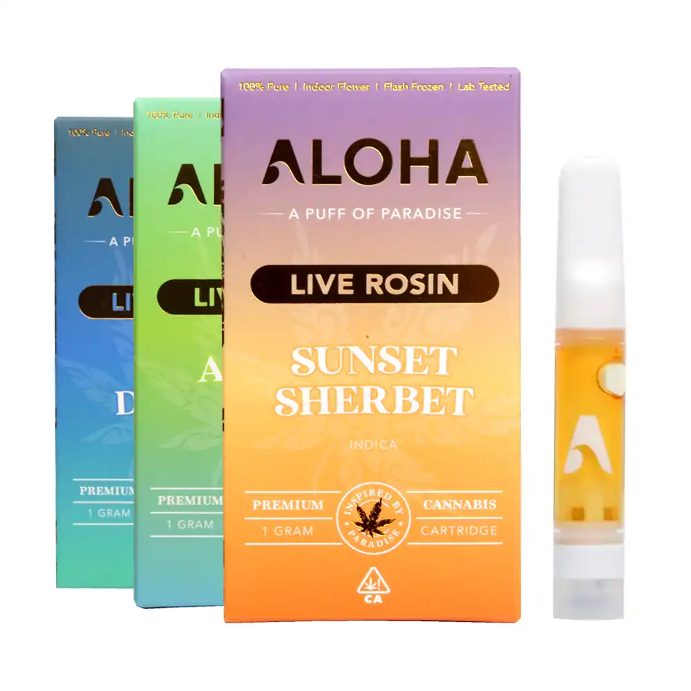 Aloha Live Rosin Vape Cartridge 1g